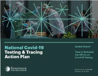National Covid-19 Testing & Tracing Action Plan