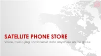 Satellite Phone Store Presentation