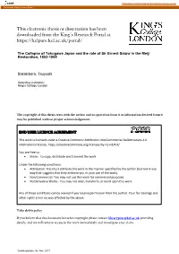 This Electronic Thesis Or Dissertation Has Been Downloaded from the King’S Research Portal At