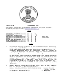 [06/01/2012 Index Notes