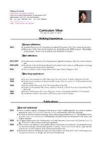 Curriculum Vitae This Version: May 19, 2010