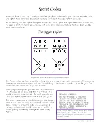 Secret Code Instructions