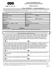 Antipsychotics