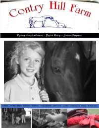 Beginner Through Advanced - English Riding – Summer Programs