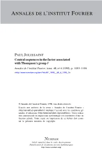Central Sequences in the Factor Associated with Thompson's Group F