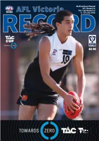 AFL Vic Record Week 16.Indd