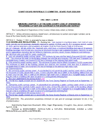 Board Year 2008-2009 Ord. Amdt. 2, 08-09 Amending