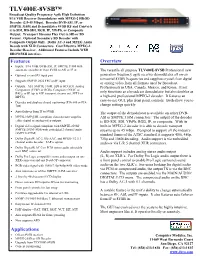 TLV400E 8VSB ATSC-8VSB-To-HDSDI-ASI-Out