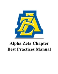 2019-2020 Chapter Best Practices Manual