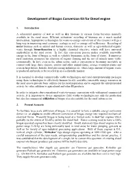 Development of Biogas Conversion Kit for Diesel Engine