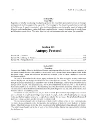 Autopsy Protocol