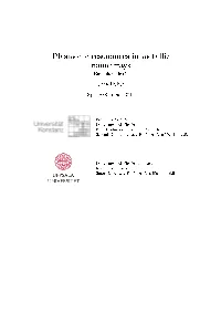 Plasmonic Resonances in Metallic Nanoarrays Bachelor Thesis