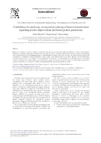 Contribution for Analysing, Saving and Prioritising of Lessons Learned Issues Regarding Product Improvement and Future Product Generations