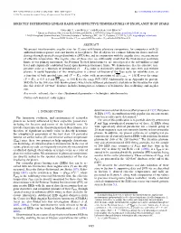Directly Determined Linear Radii and Effective Temperatures of Exoplanet Host Stars