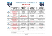 Quadrangulaires U11 Niveau C Groupe 1