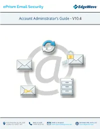 Account Administrator's Guide