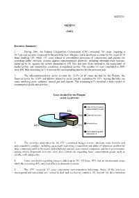 Annual Report on Competition Policy Developments in Mexico