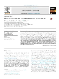 Bisous Model￢ﾀﾔdetecting Filamentary Patterns in Point Processes
