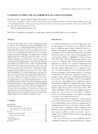 Coexistence of Surface and Cave Amphipods in an Ecotone Environment