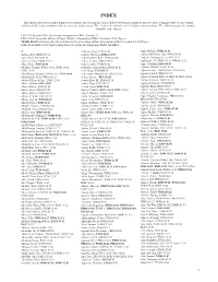 Fall 2017 Author Index (PDF)