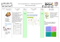 Home Learning Tasks Year 5 – Week Beginning 01/02/2021 TEAMS