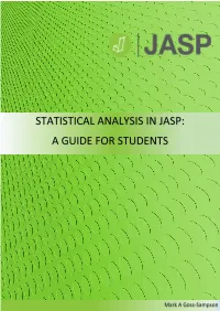Statistical Analysis in JASP V0.10.0- a Students Guide .Pdf