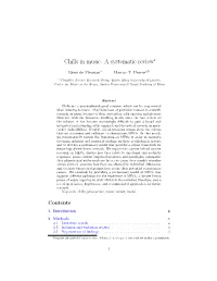 Chills in Music: a Systematic Review∗