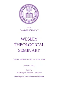 2021 Commencement Bulletin