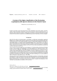 A Review of the Higher Classification of the Noctuoidea (Lepidoptera) with Special Reference to the Holarctic Fauna