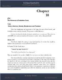 Chapter 10 בלח the Removal of Forbidden Fats)