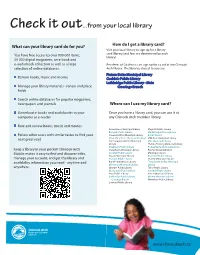 Library Services E-Newsletter Coalhurst