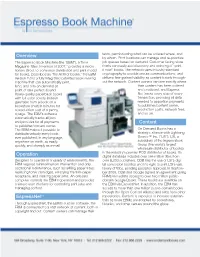 Overview Operation Espressnetsm Content