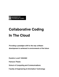 Collaborative Coding in the Cloud