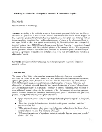 The History of Science As a Graveyard of Theories: a Philosophers’ Myth?