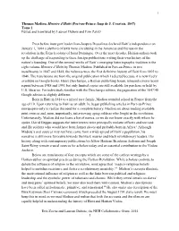 1 Erin Zavitz and Laurent Dubois, the NEH Collaborative Grant, 2014 1