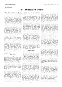 The Swatantra Party