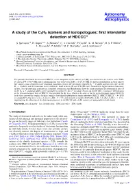 A Study of the C3H2 Isomers and Isotopologues: ﬁrst Interstellar Detection of HDCCC?