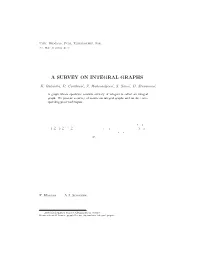 A Survey on Integral Graphs
