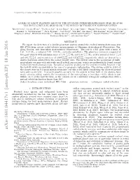 Arxiv:1601.04417V1 [Astro-Ph.EP] 18 Jan 2016 Ailvlct Uvy Aedsoee Bu 2 Sub- 120 Precise About Planetary Discovered Phase