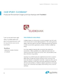 CASE STUDY: CLICKBANK® Production Environment Integrity and User Backups with Truenas®