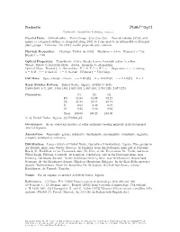 Nadorite Pbsb O2cl C 2001-2005 Mineral Data Publishing, Version 1