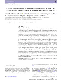 OMEGA–OSIRIS Mapping of Emission-Line Galaxies in A901/2–V. the Rich