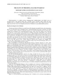 The Status of Tree-Ring Analysis in Pakistan