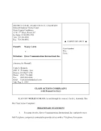 CLASS ACTION COMPLAINT (With Demand for Jury)