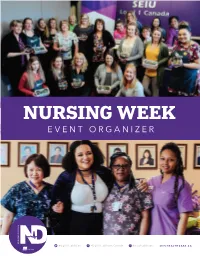 Nursing Week Event Organizer
