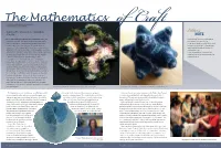 The Mathematics of Craft