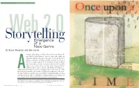 Web 2.0 Storytellingemergence of a New Genre by Bryan Alexander and Alan Levine