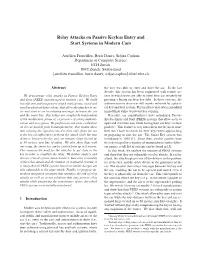 Relay Attacks on Passive Keyless Entry and Start Systems in Modern Cars