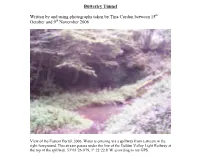 Butterley Tunnel Report