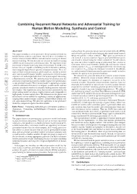 Chombining Recurrent Neural Networks and Adversarial Training